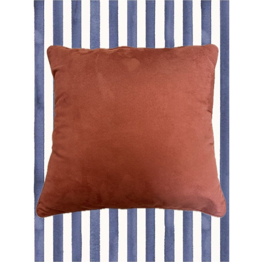 Rust Orange Square Throw Pillow from At Home 18” x 18”